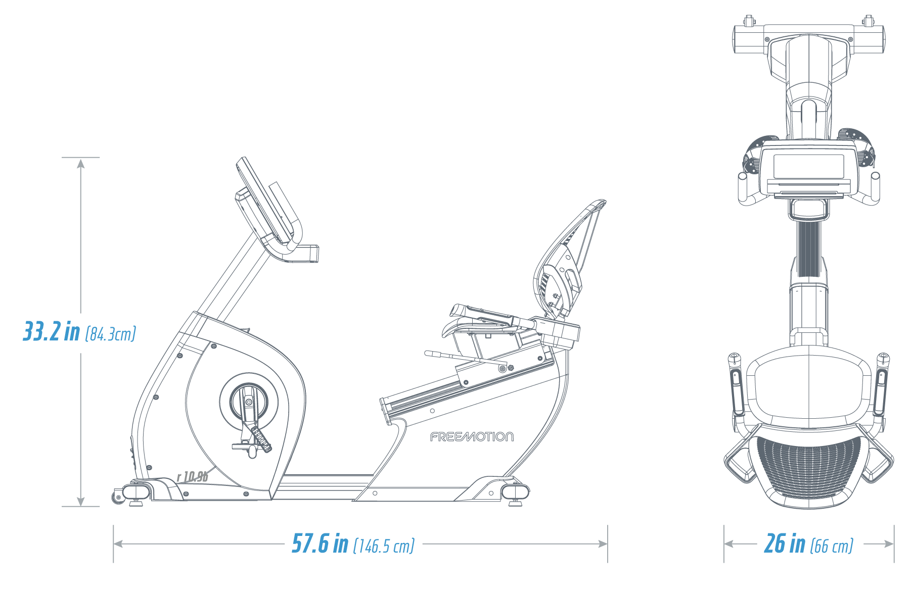 r10.9b Vélo couché - FMEX82518