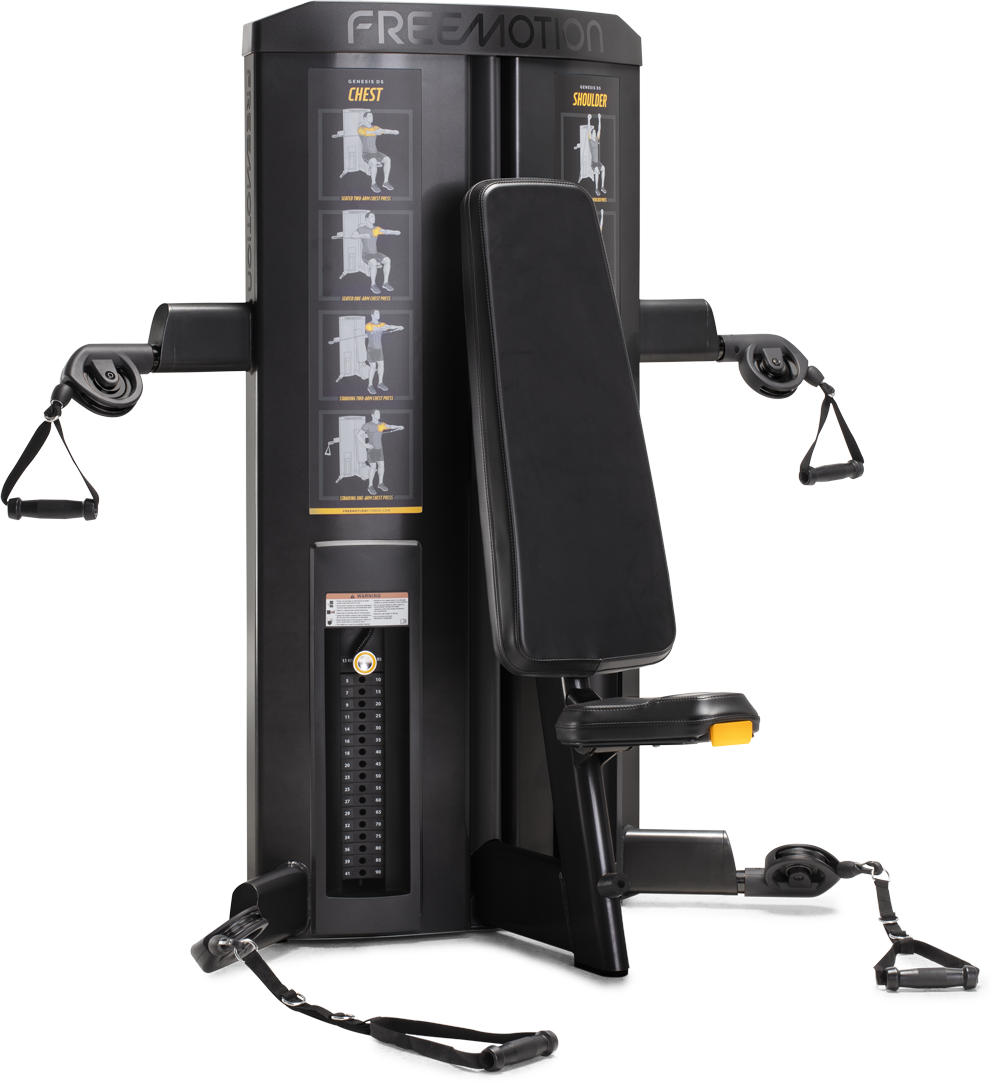 Chest and shoulder discount machine